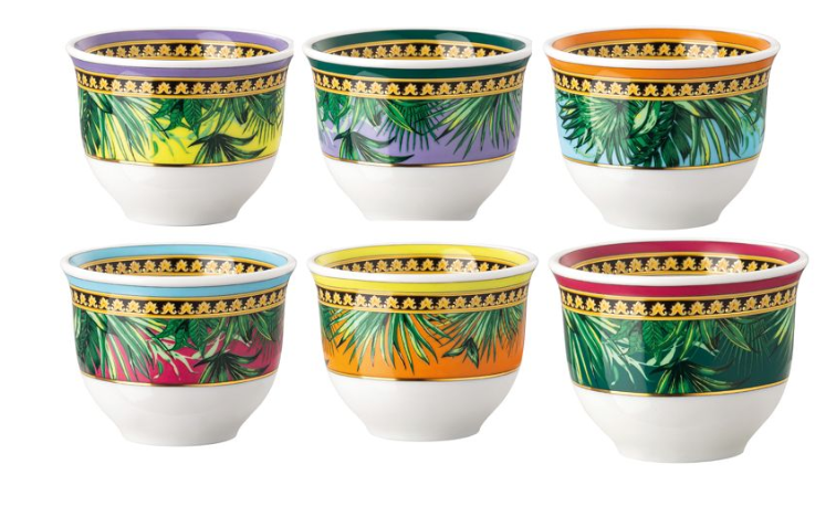 Coffret/6 gobelets Jungle animalier - Versace
