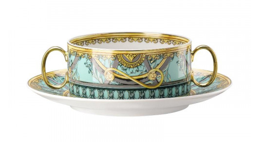 Rosenthal Versace La Scala del Palazzo - Verde Suppentasse
