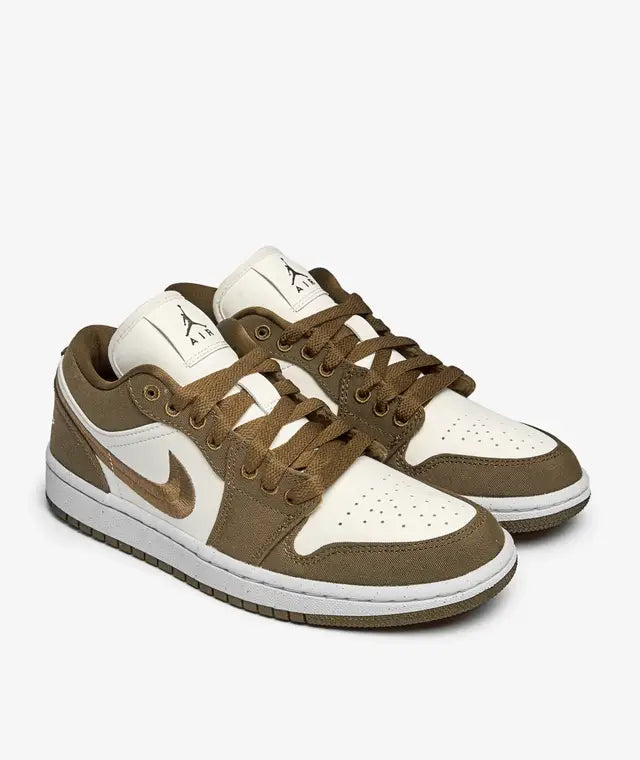  Air Jordan 1 Low SE "Light Olive" - Brown