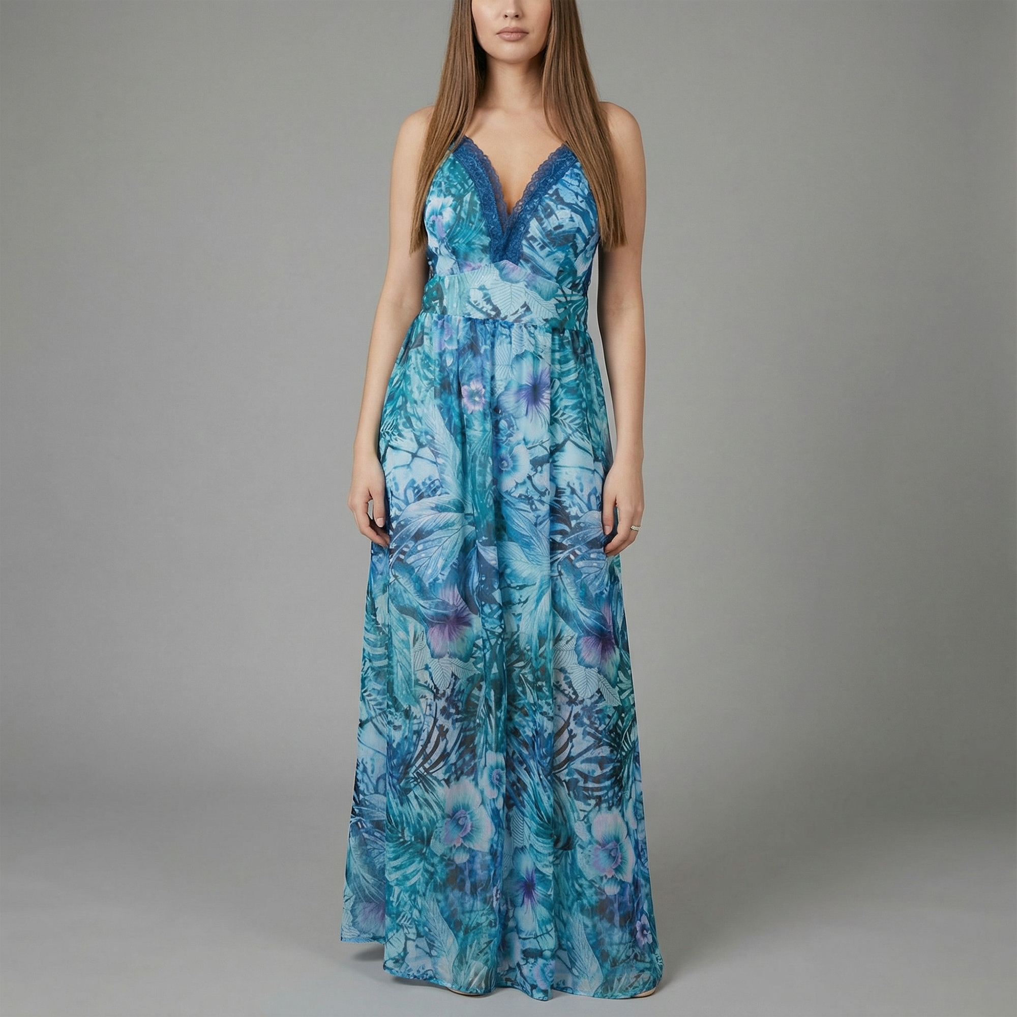 Floral Printed Maxi Dress