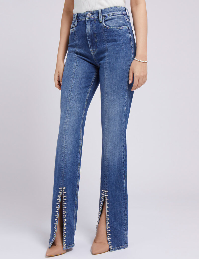 Straight Denim Pant Split