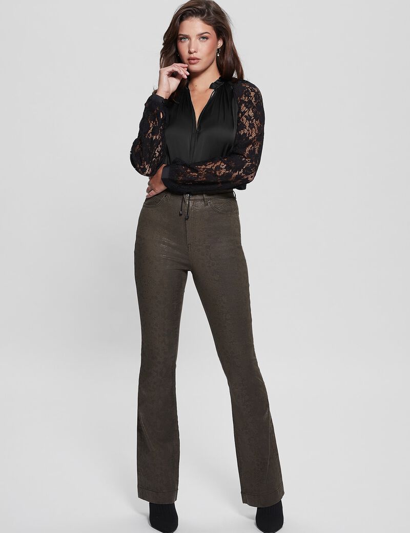 Lace Sleeves Blouse