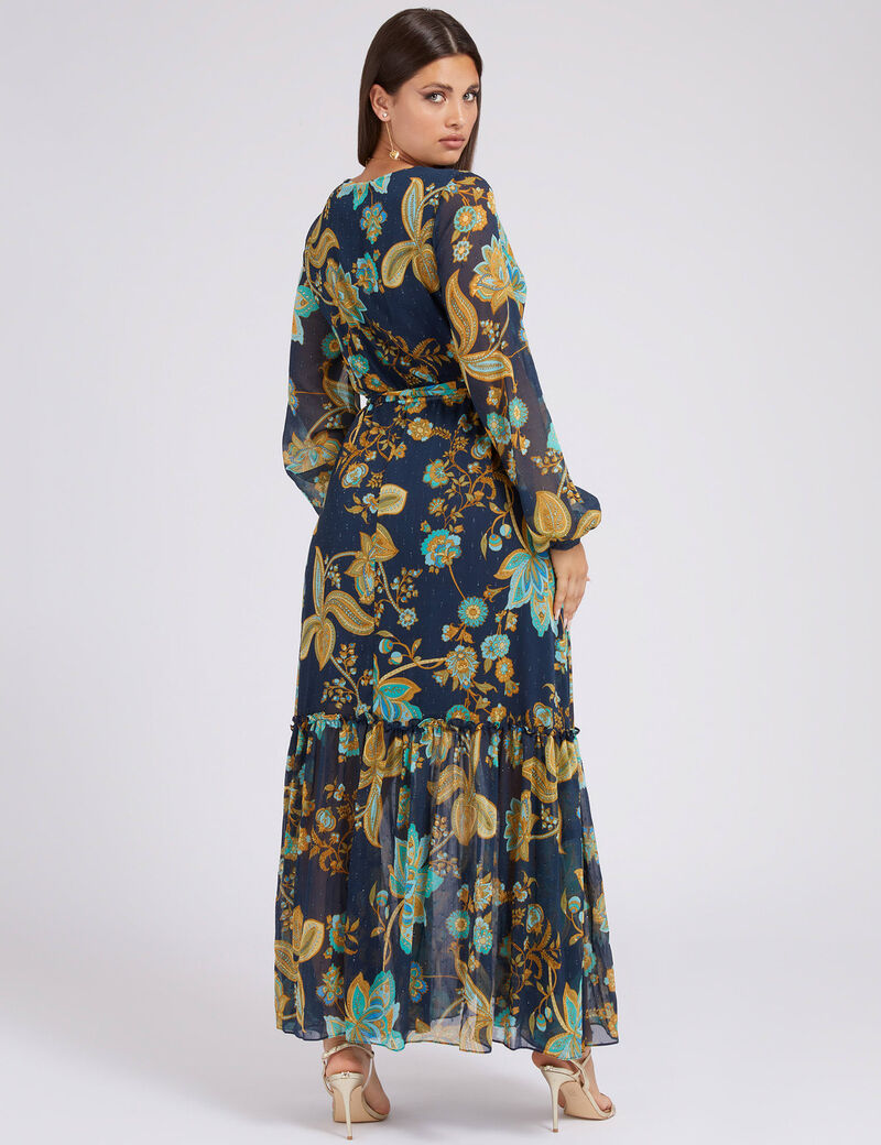 All Over Print Long Dress