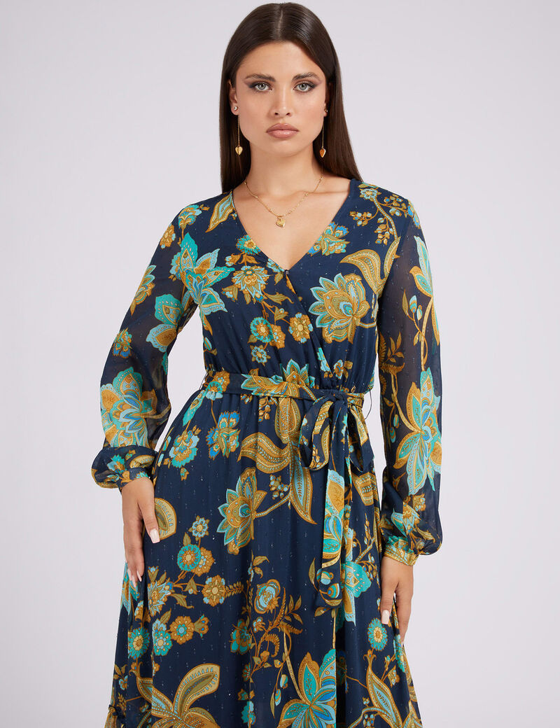 All Over Print Long Dress