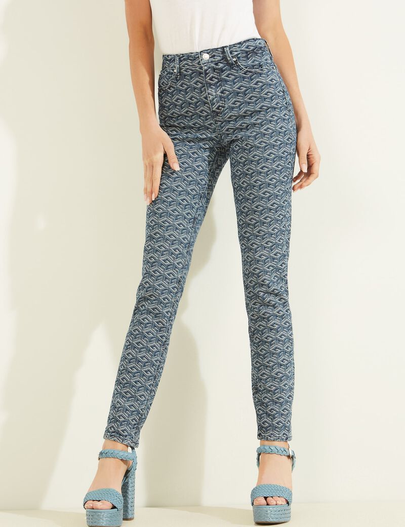 All Over Logo Denim Pant