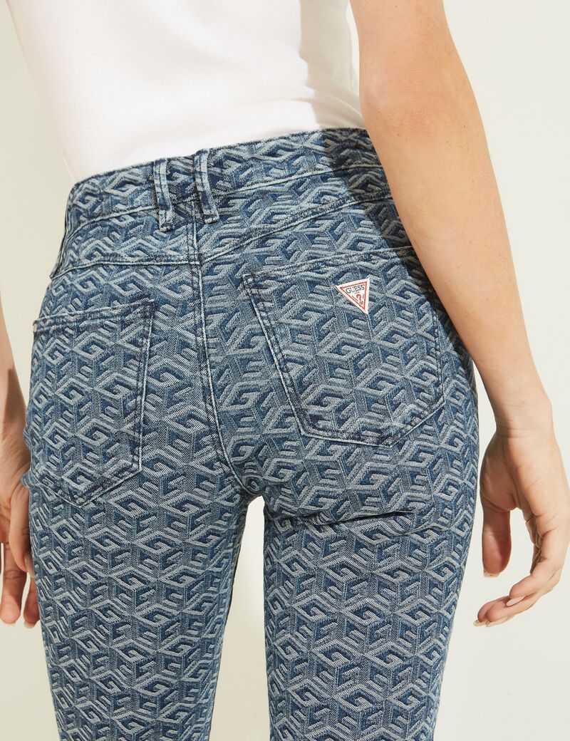 All Over Logo Denim Pant