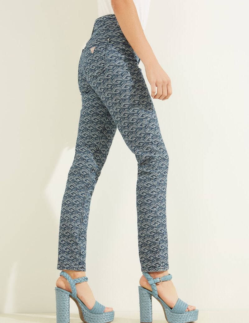 All Over Logo Denim Pant