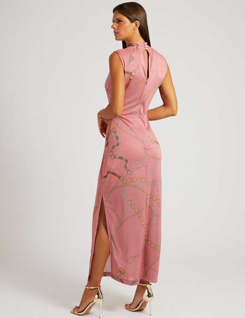 Pink Nautical Maxi Dress2