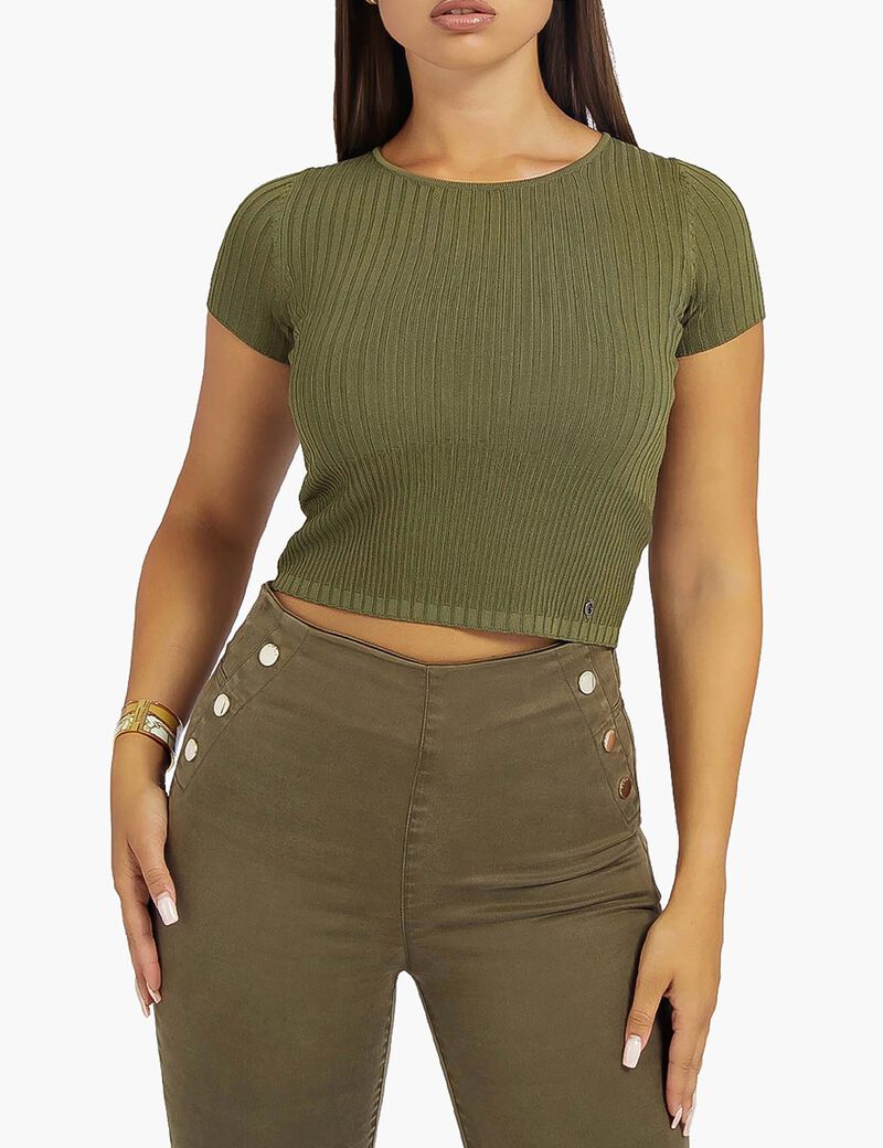 Viscose Blend Sweater Top