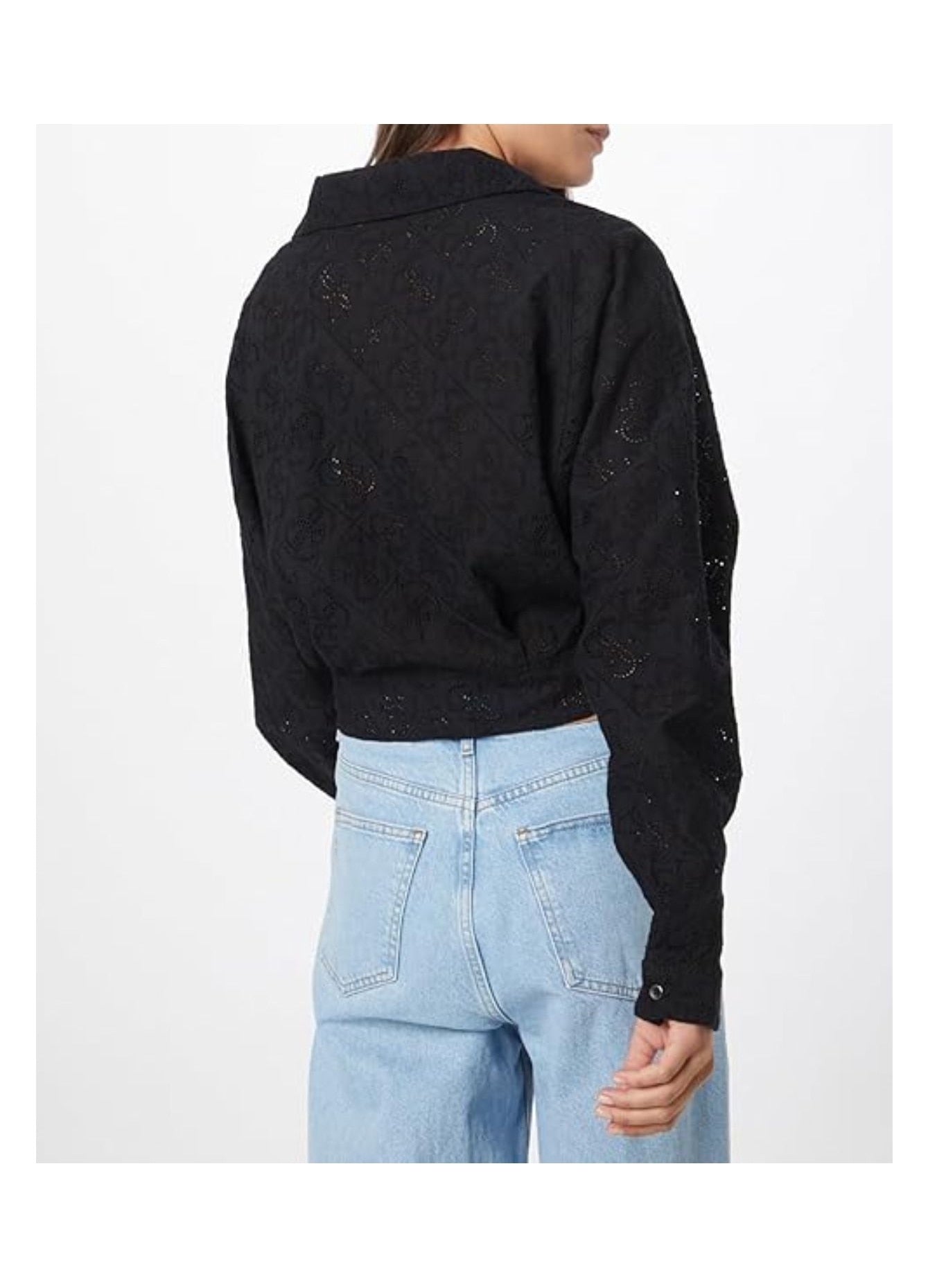 Camasa dama, GUESS, Bumbac, Negru